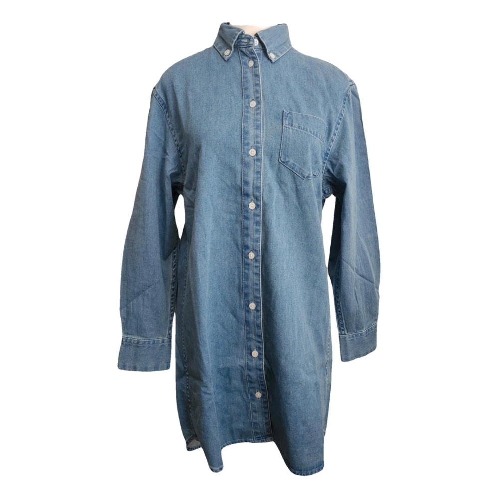 Thakoon Blue Long Sleeve Denim Dress